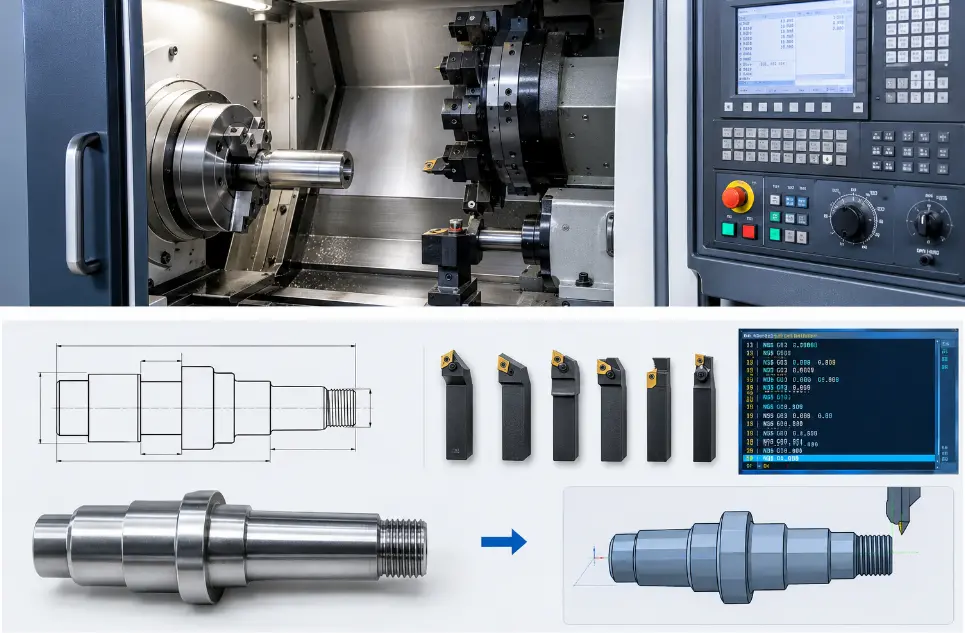 Vận hành máy tiện CNC