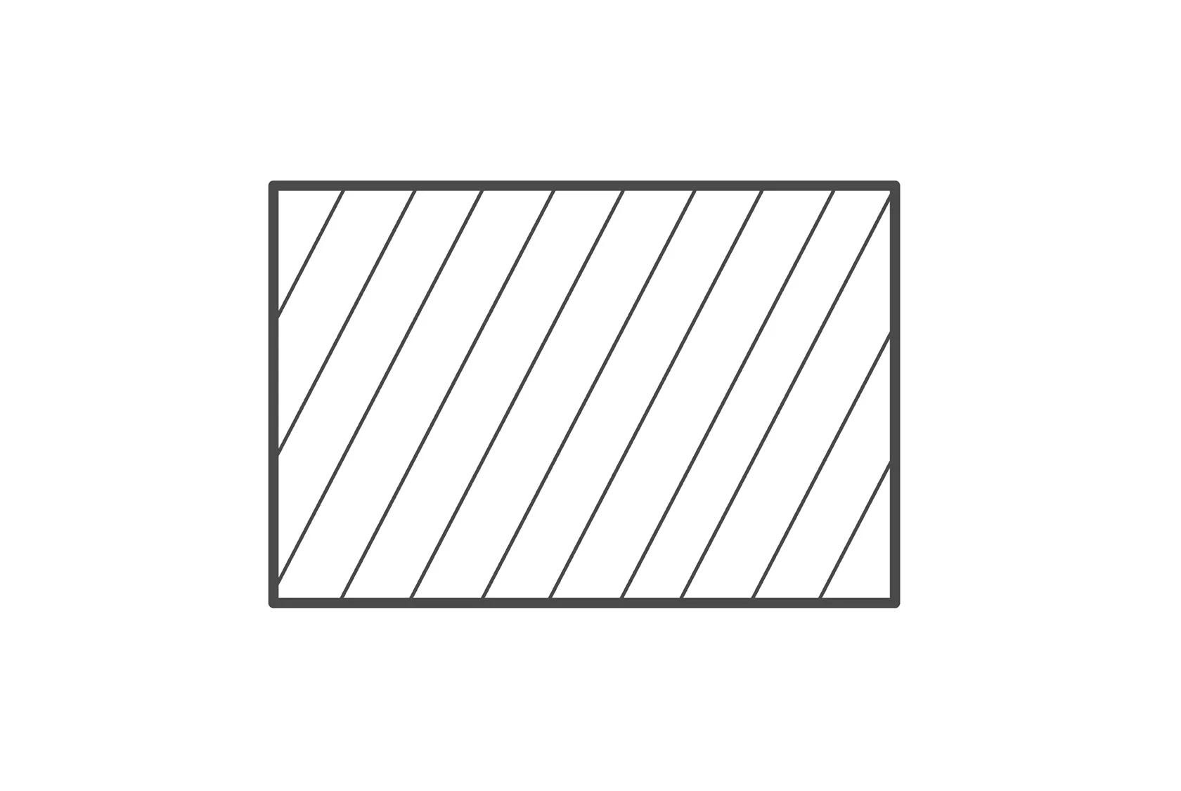  Đường cắt mặt cắt: được vẽ ở góc 45